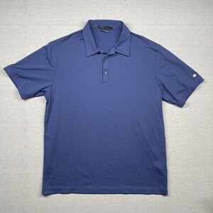 Tiger Woods Shirt Mens L Dri Fit Golf Polo Breathable Collection Wicking Purple